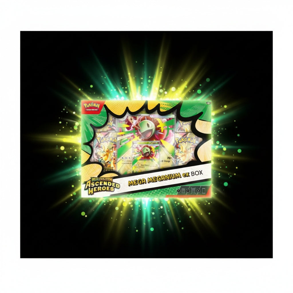 Pokémon TCG Mega Evolution Ascended Heroes Mega Meganium ex Box