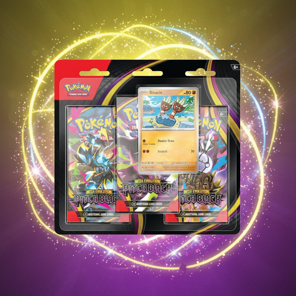 Pokémon TCG Mega Evolution Pitch Black 3-Pack Blister