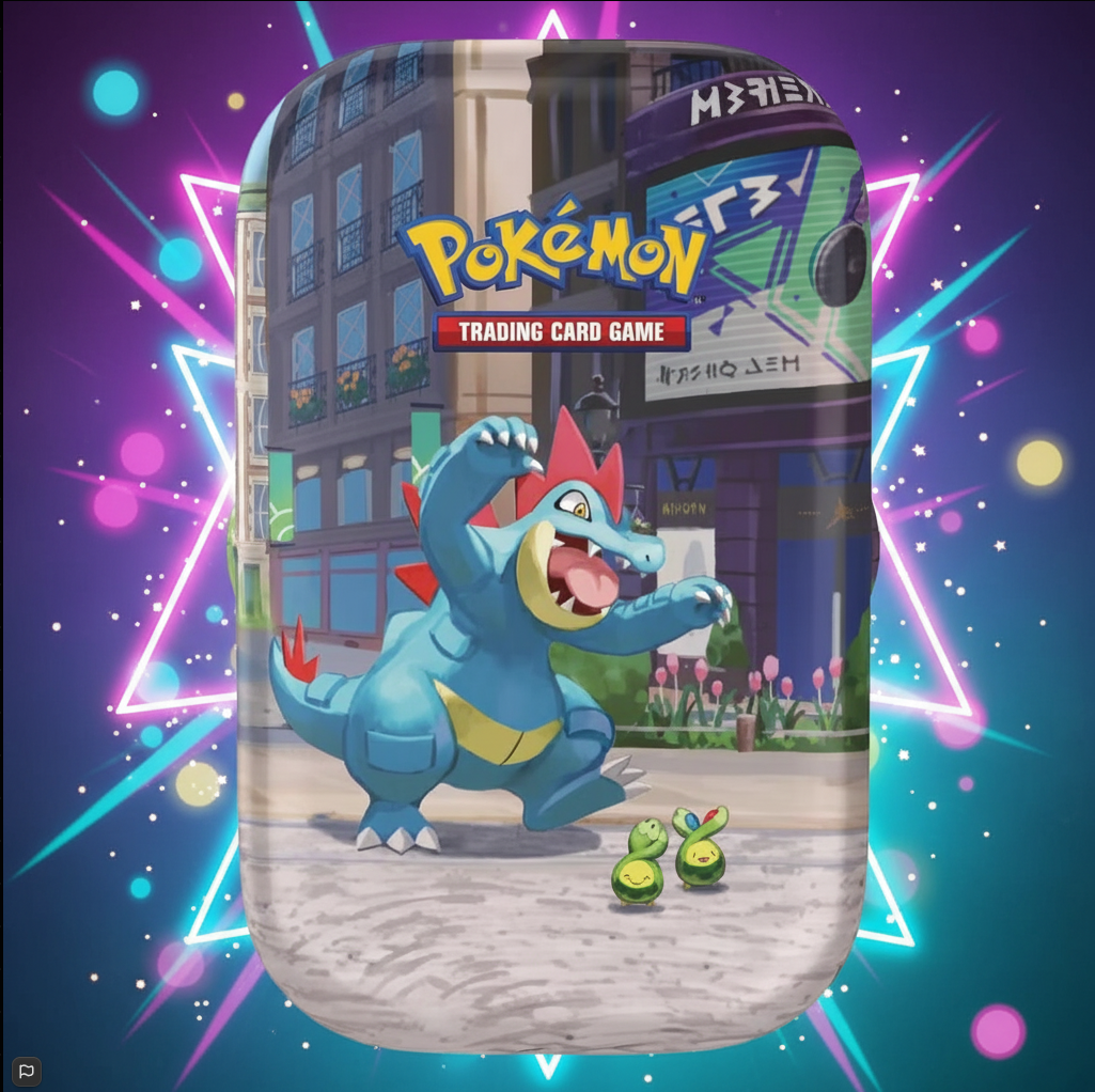 Pokémon TCG Lumiose City Mini Tin (Feraligatr)